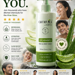 Aloe Vera Face & Body Wash  | 250 ML